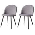 Miniatyrbild 2 av 2: Matstolar, Nordisk Design, Sammet Material, Svart