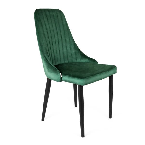 Tuoli | LOUIS | vihreä sametti | 44x59x88 cm | 925492