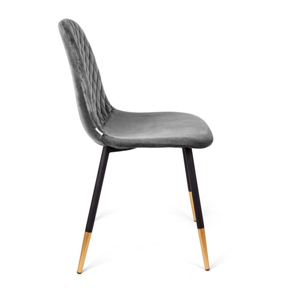 Tuoli | NOIR | sametinharmaa | 44x52x85cm | 933473