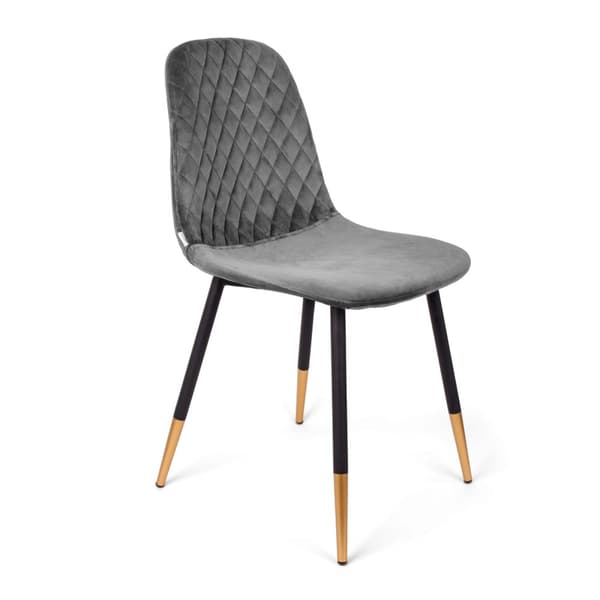 Tuoli | NOIR | sametinharmaa | 44x52x85cm | 933473