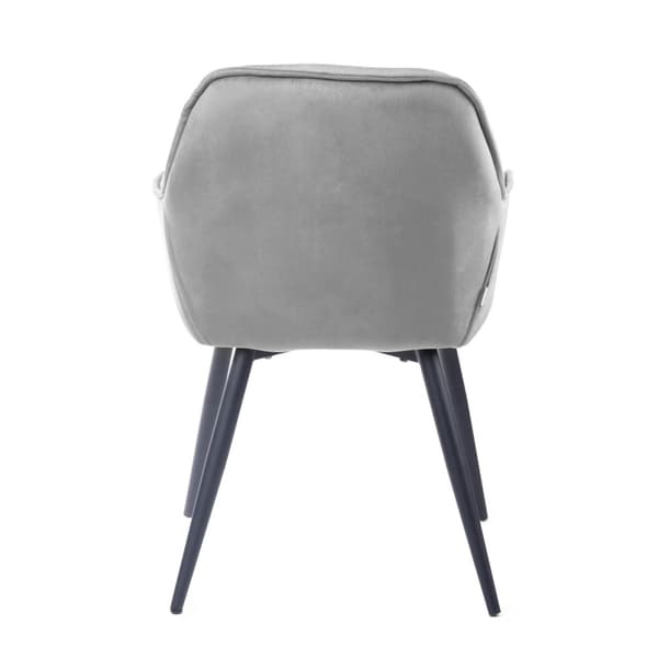 Tuoli | FLOSSI | sametinharmaa | 57x63x84 cm | 999165