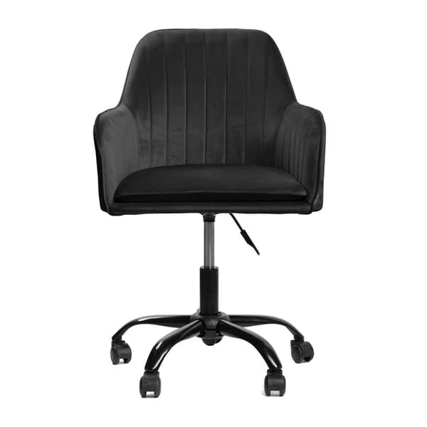 Tuoli | TEILL | sametti kääntyvä musta | 55,5x54,5x80-90cm | 807898