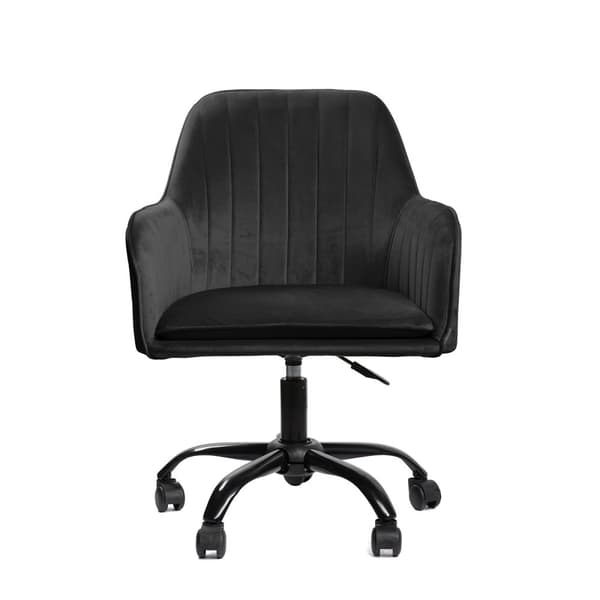Tuoli | TEILL | sametti kääntyvä musta | 55,5x54,5x80-90cm | 807898
