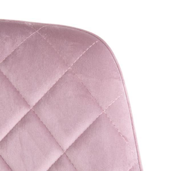 Stol | SHELTON | sammetsrosa | 56x60x84cm | 860497