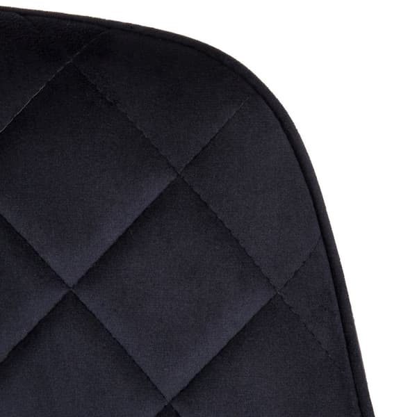 Tuoli | SHELTON | sametti musta | 56x60x84cm | 860541