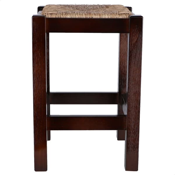 Wellhome Låg Rustik Bänk 32.5x32.5x48.5 Cm