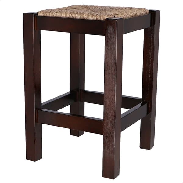 Wellhome Låg Rustik Bänk 32.5x32.5x48.5 Cm