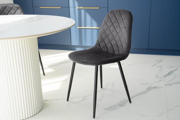 Orlando Velvet grafit sammetsstol