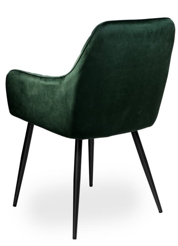 HAVANA VELVET mørkegrøn fløjlsstol