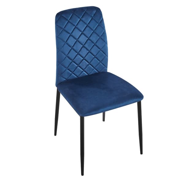 MAVERIK VELVET tuoli, tummansininen