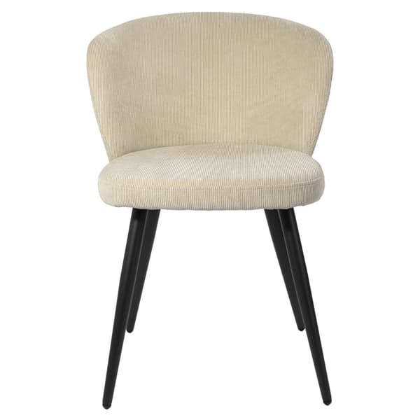 KROSBY Beige vakosamettituoli