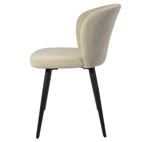 KROSBY Beige vakosamettituoli