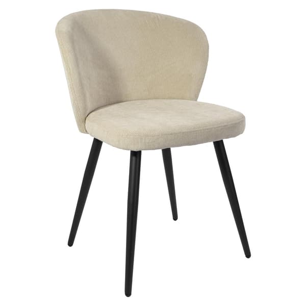 KROSBY Beige vakosamettituoli