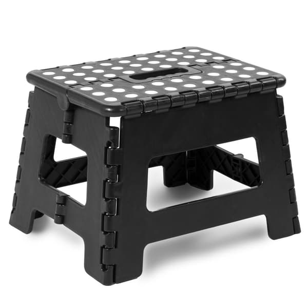AMIGO BLACK anti-halk hopfällbar pall, storlek M
