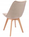 Pikkukuva 6 / 10: BARI pehmustettu beige samettituoli