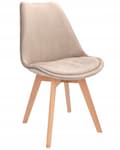 Pikkukuva 2 / 10: BARI pehmustettu beige samettituoli