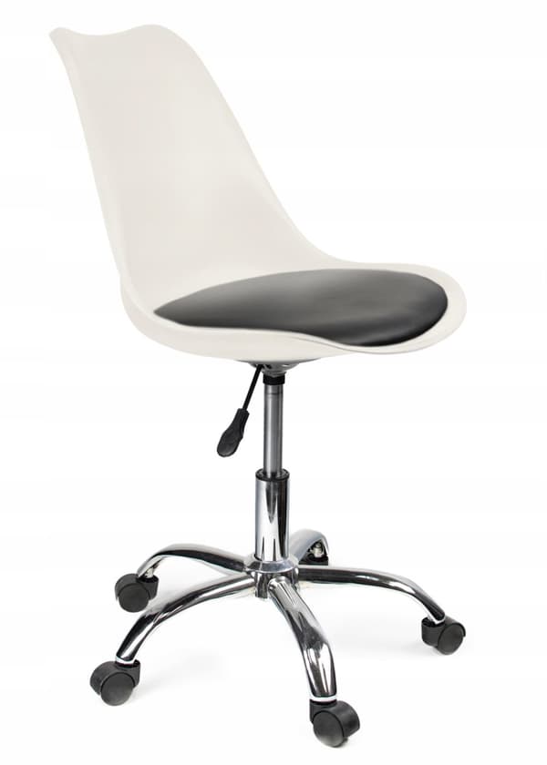 IGER stol hvid/sort
