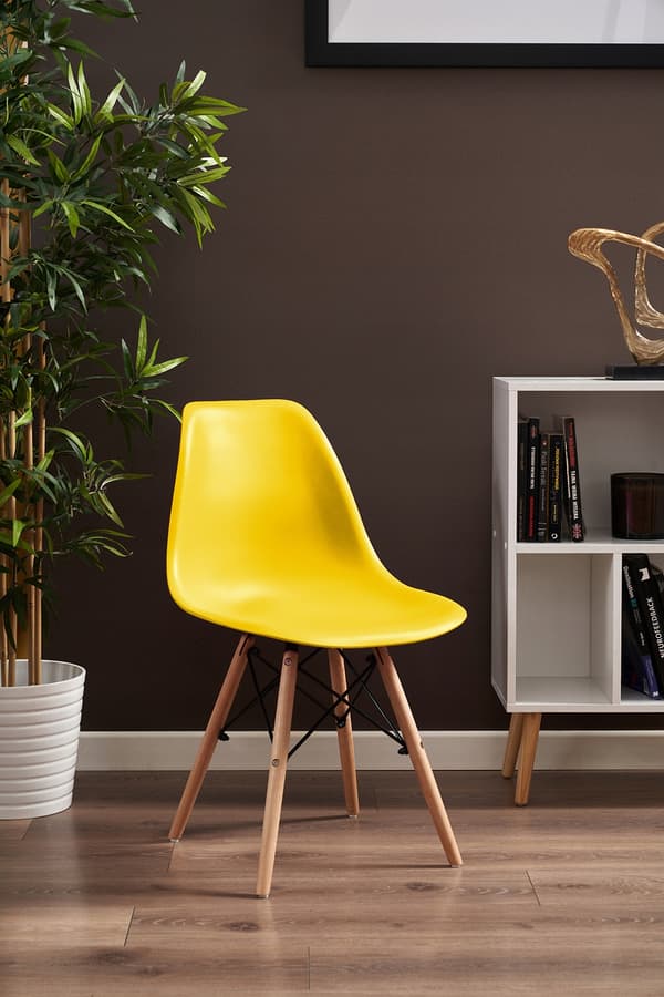Gul EVA stol (ikeabox)