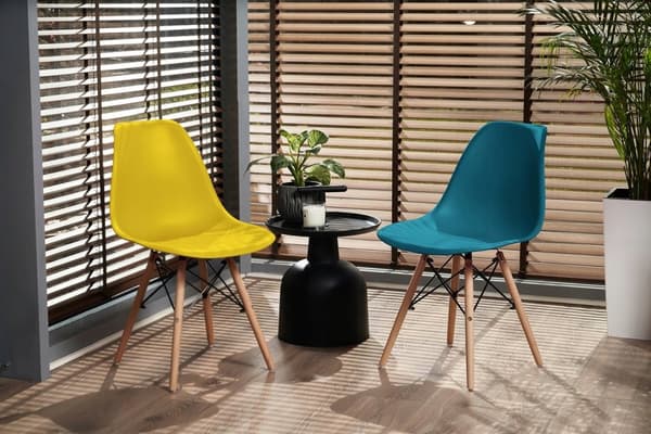 Gul EVA stol (ikeabox)