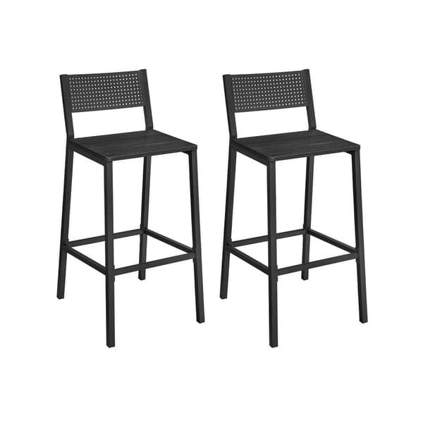 Barstolar - Industriell design - Uppsättning av 2 - beige