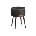 Miniatyrbild 1 av 7: Ekho Collection-Stool-Mid Century Style-Zwart
