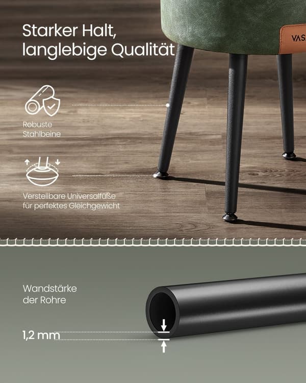 Ekho -kokoelma - pyöreä jakkara - Kuntfilklacht - Pouf