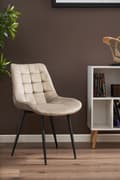 Miniatyrbild 3 av 11: 2 x MISTY stol beige (nya koder)