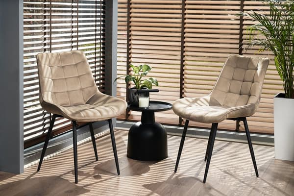 2 x MISTY stol beige (nya koder)