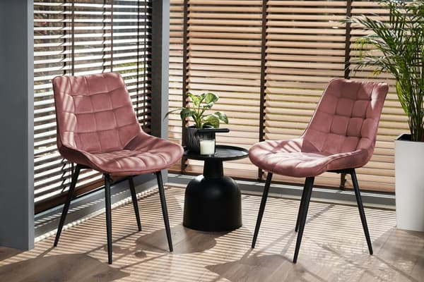 2 x MISTY stol rosa (nya koder)
