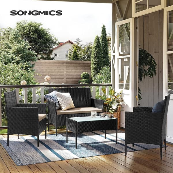 Garden Furniture Set - tillverkad av PE Polyrotan