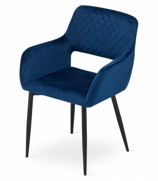 AMALFI stol - Blue Velvet x 1