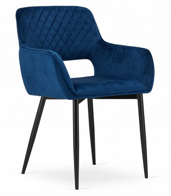 AMALFI stol - Blue Velvet x 1