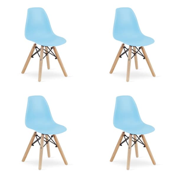 ZUBI stol - blå x 4