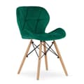 Miniatyrbillede 1 af 4: LAGO Velvet Chair - Grøn x 2