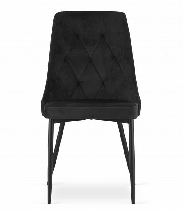 IMOLA stol - Black Velvet x 2