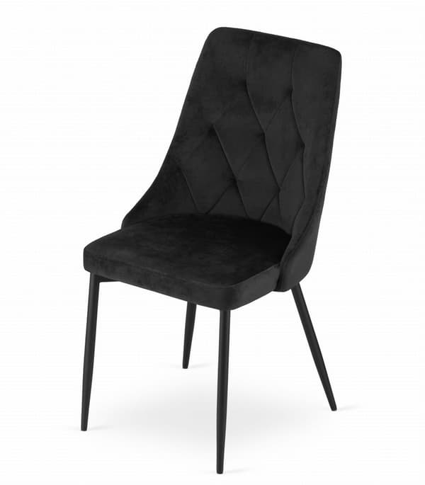 IMOLA stol - Black Velvet x 2