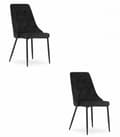 Miniatyrbild 1 av 7: IMOLA stol - Black Velvet x 2