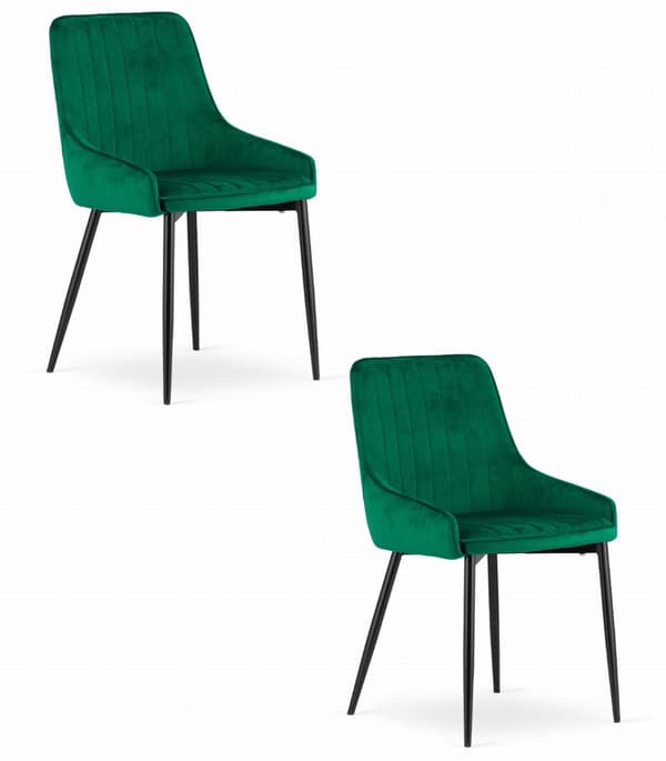 MONZA tuoli - Green Velvet x 2