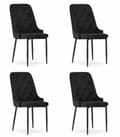 Miniatyrbillede 1 af 8: CAPRI stol - sort x 4