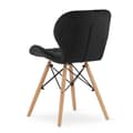 Miniatyrbild 5 av 7: LAGO Velvet Chair - Svart x 4