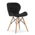 Miniatyrbild 2 av 7: LAGO Velvet Chair - Svart x 4