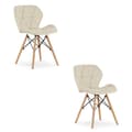 Pikkukuva 1 / 6: LAGO Velvet Chair - beige x 2