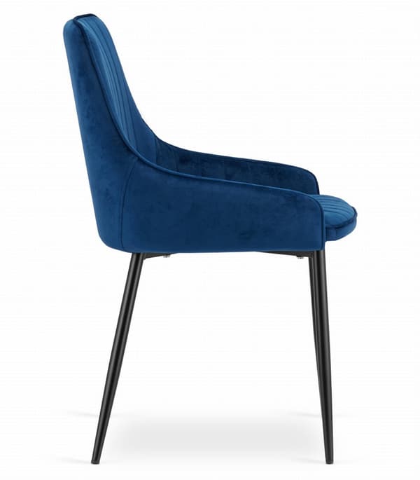 MONZA tuoli - Blue Velvet x 3