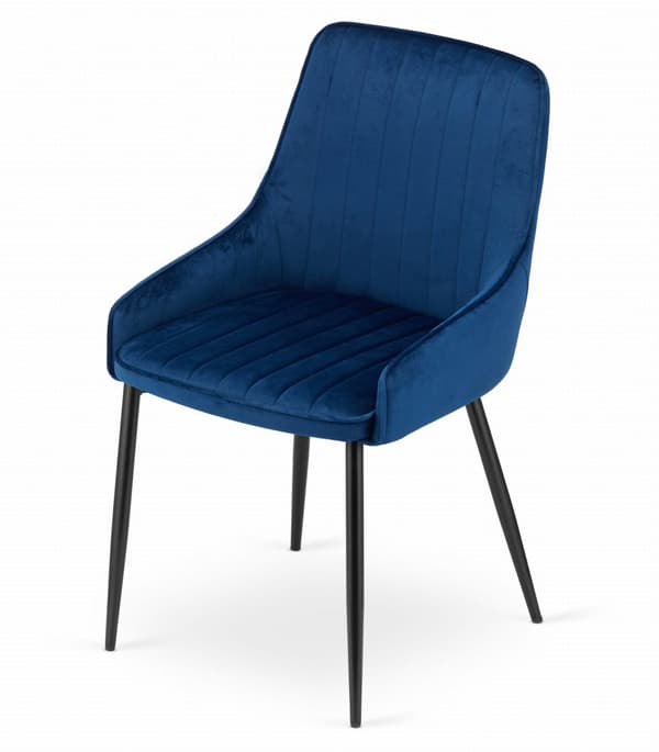 MONZA tuoli - Blue Velvet x 3