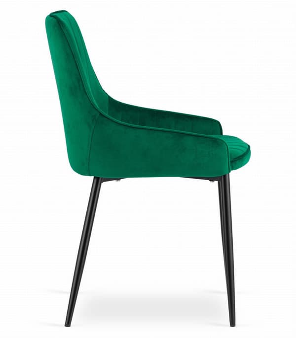 MONZA stol - Green Velvet x 3