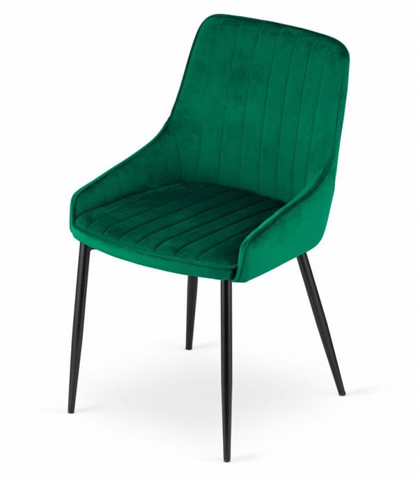MONZA stol - Green Velvet x 3