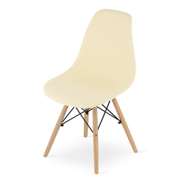 OSAKA stol kräm / naturliga ben x 3