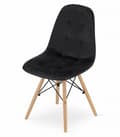 Miniatyrbild 7 av 11: DUMO stol - Black Velvet x 3
