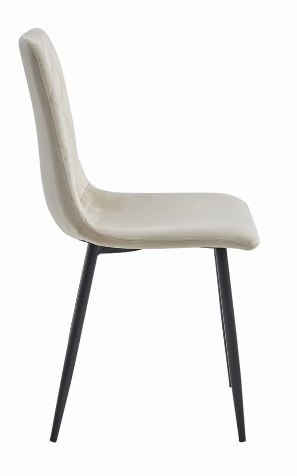 TURIN tuoli - beige sametti x 3