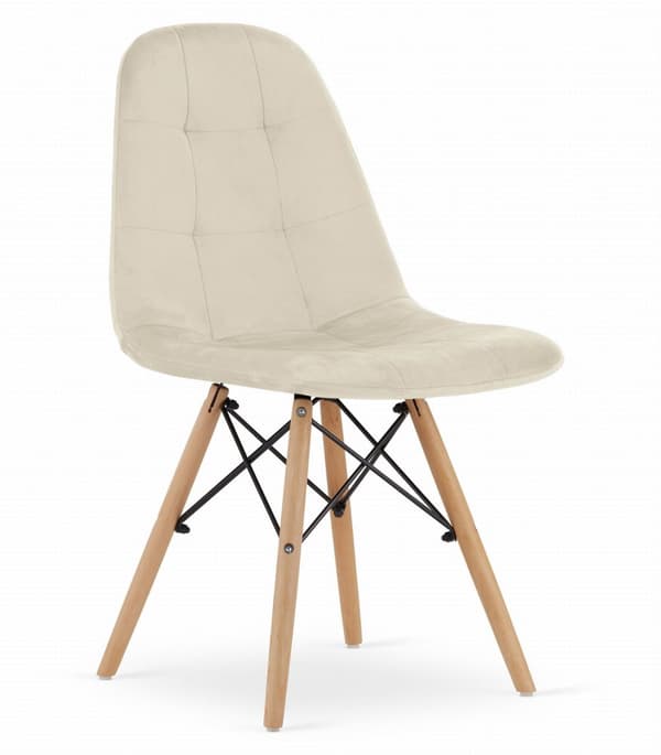 DUMO tuoli - beige sametti x 4
